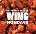 TGI Fridays Wing Mondays : 50c wings on Mondays