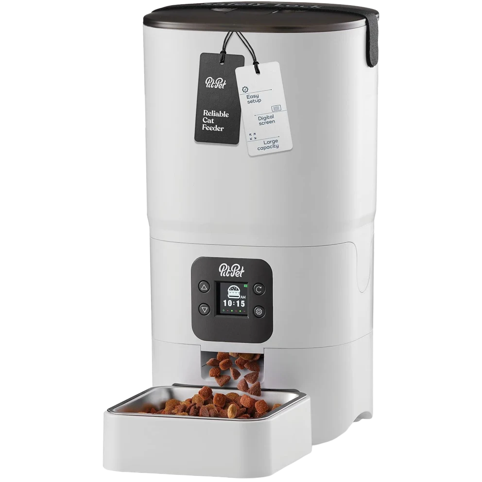 PitPet 7L Automatic Pet Feeder: $25