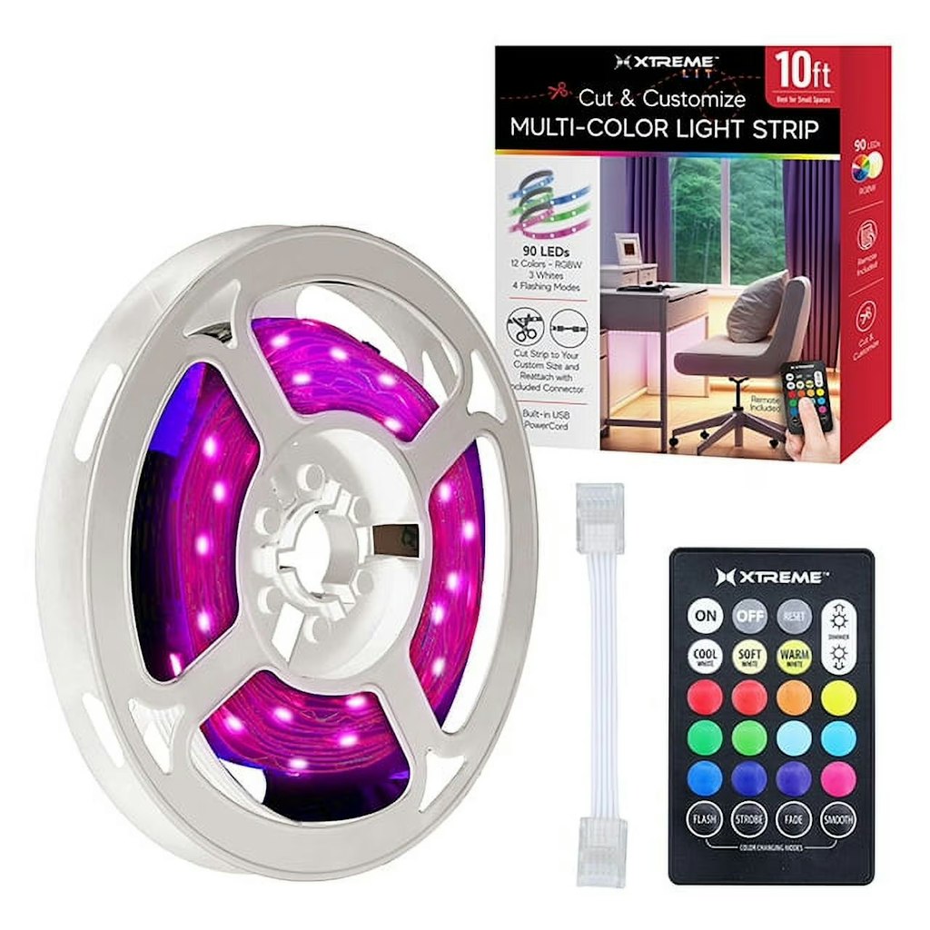 Xtreme Lit Cut & Customize Multicolor LED Light Strip Kit: from $7