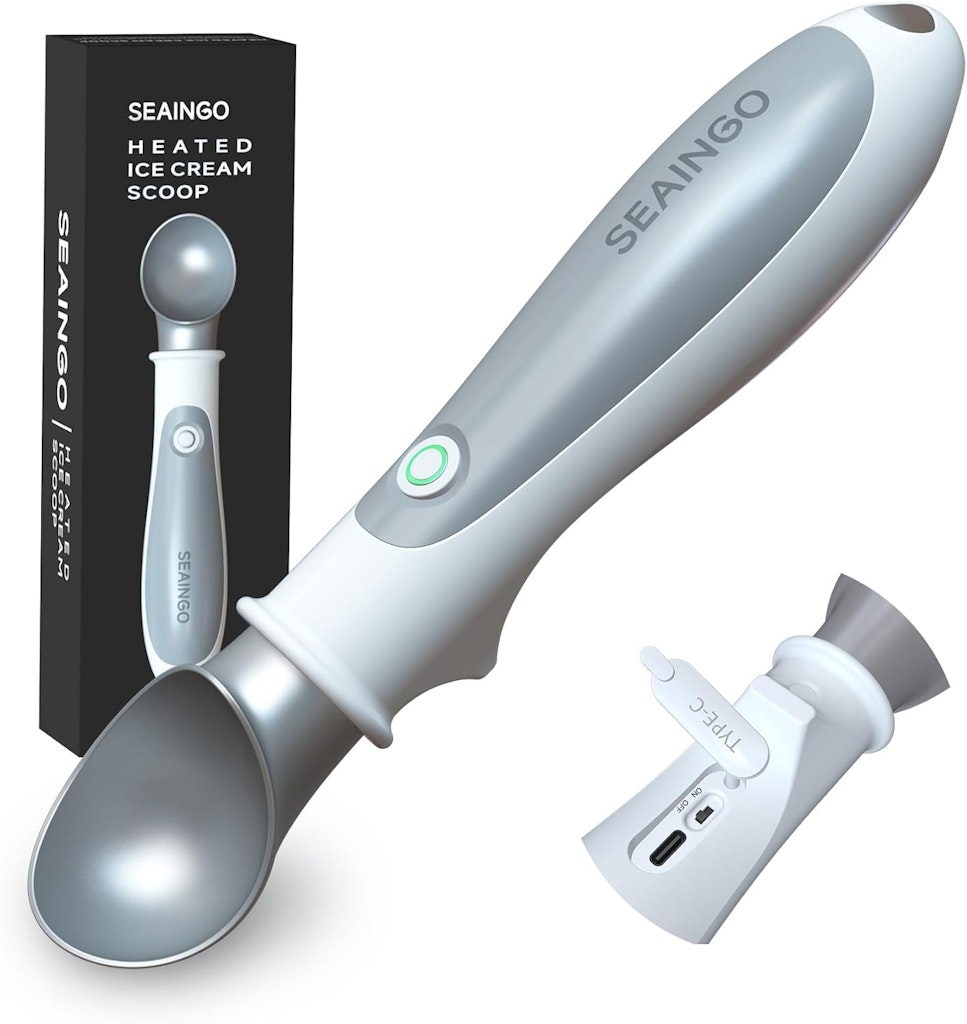 Seaingo Rechargeable Heated Ice Cream Scoop: $13.49 Seaingo Rechargeable Heated Ice Cream Scoop: $13.49