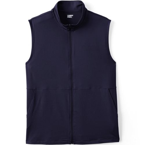 Lands' End Men's / Women's Rapid Dry Knit Zip Vest: $16