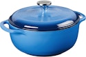 Lodge 4.5-Quart Enameled Cast Iron Dutch Oven w/ Lid for $59 + free shipping
