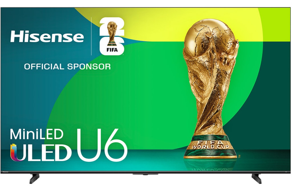 Hisense U6 Series 75U65QFC 75" 4K HDR Mini-LED Smart TV: $550