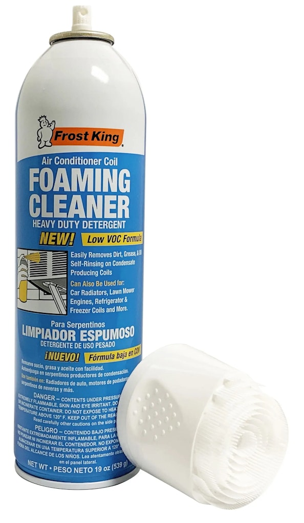 Frost King Air Conditioner Coil Foaming Cleaner: $6