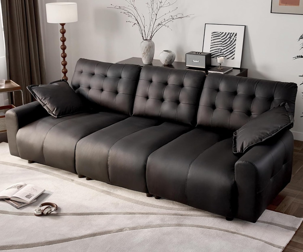 HomyHomey 126" Oversized Cloud Couch: $549.50 in cart