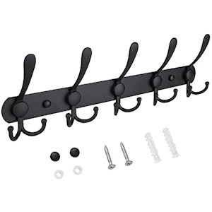 Ticonn Wall Mounted 5-Hook Coat Rack