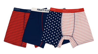Fruit of the Loom Men's Americana Stretch Boxer Briefs 3-Pack