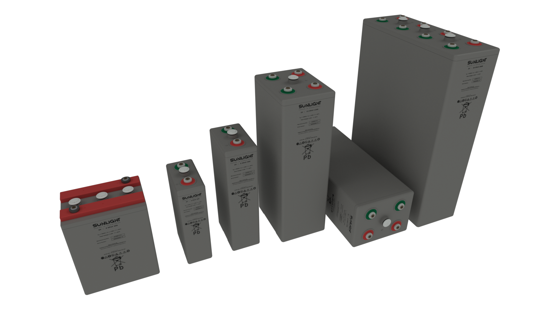 Sunlight RES OPzV - a premium battery range, developed for applications requiring regular deep cycle
