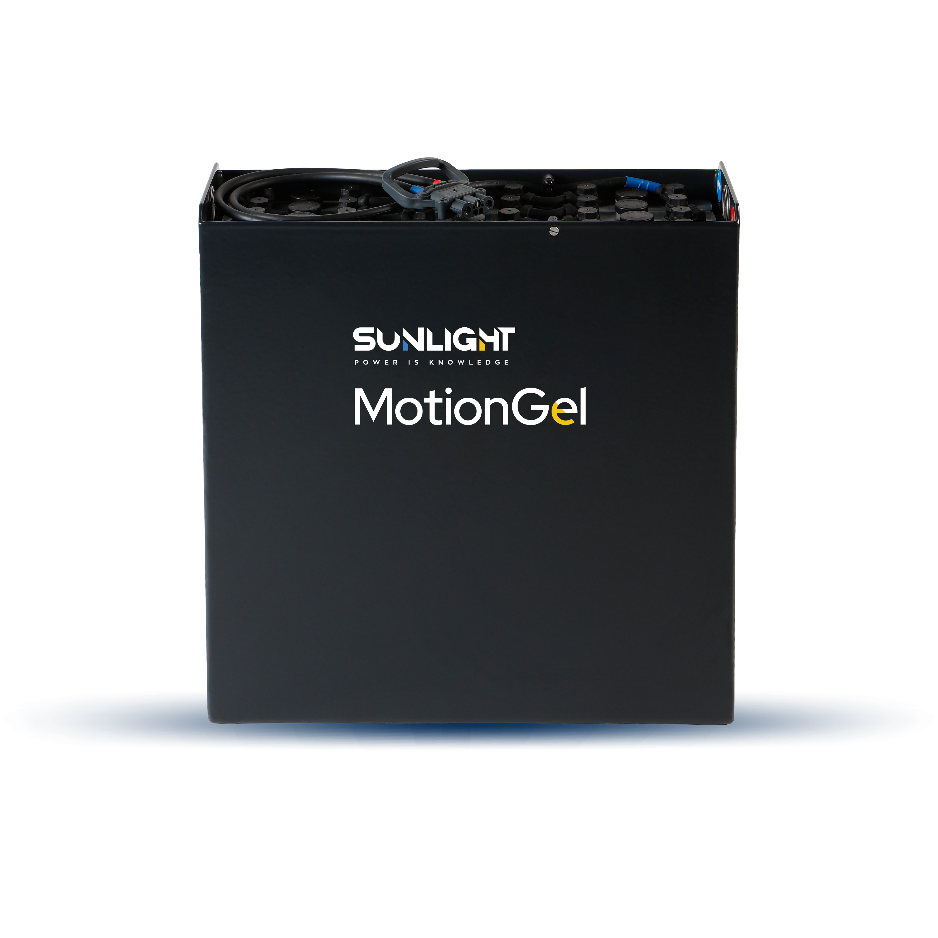 Sunlight MotionGel - Maintenance-free sealed-type GEL battery ideal for food, pharmaceutical, and chemical industries where hygiene standards are essential.