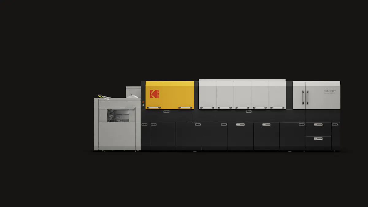 3D Rendering of Kodak Nexfinity Printer in black room