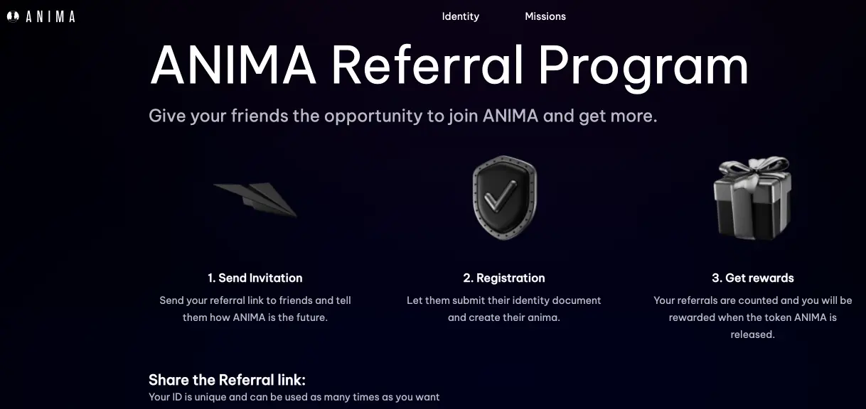 Anima App _ Mission Page