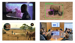 A collage of images showing how the EarthRanger application works