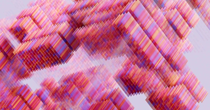 An abstract image of data.