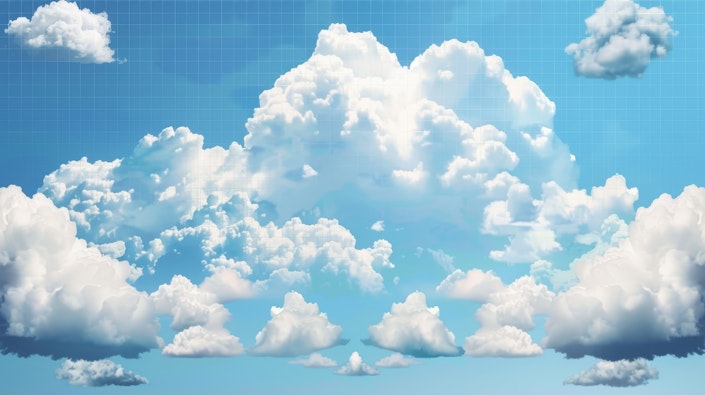 An illustration of clouds.