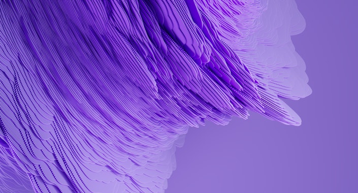An abstract image of coral-like leaves.