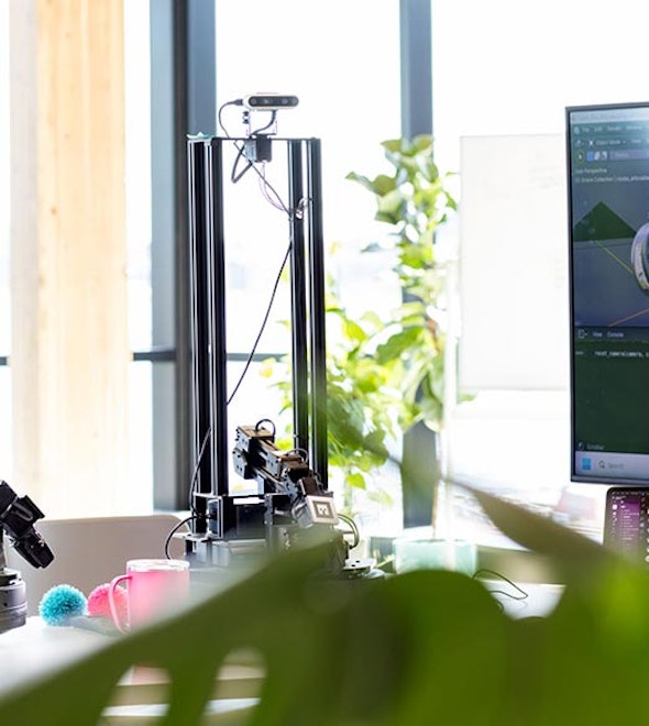 AI2 robot in an office setting.