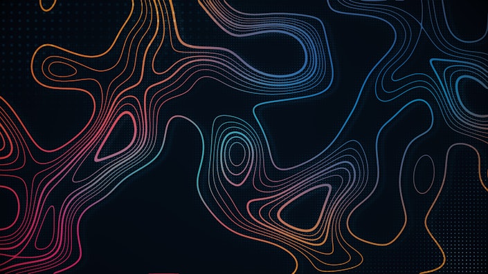 An abstract map.