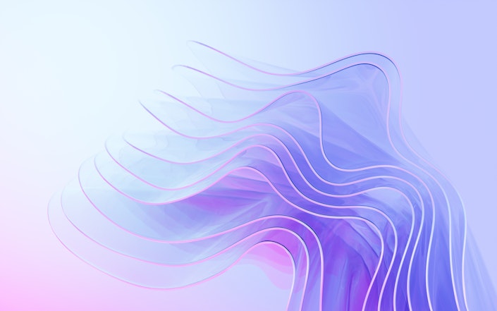 Abstract translucent layers.
