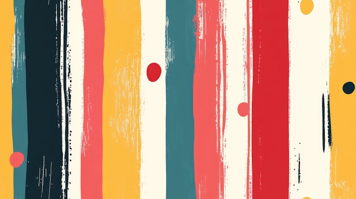 Abstract lines and dots