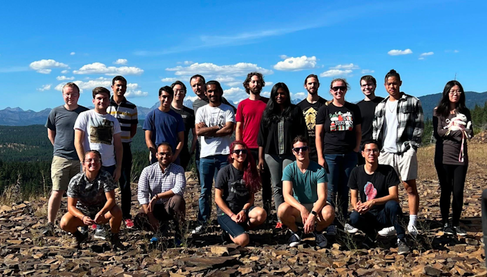 A photograph of the PRIOR team in 2022 all standing outside in a group.