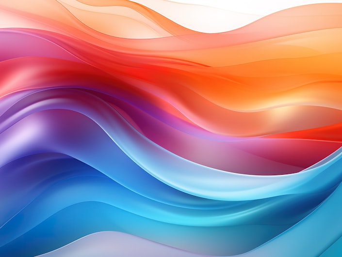 Attractive neon wave abstract background with light effect