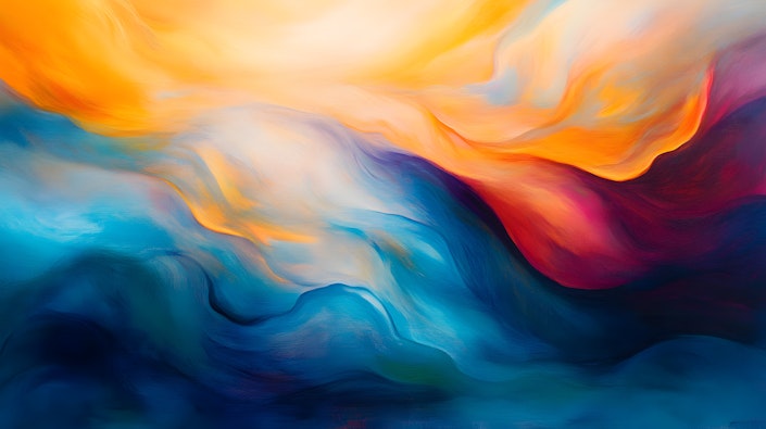 Mind-body connection, spirituality and harmony abstract illustration