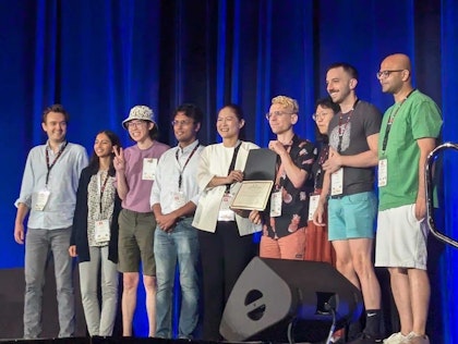 Ai2 researchers accept a Best Paper award at ACL 2024.