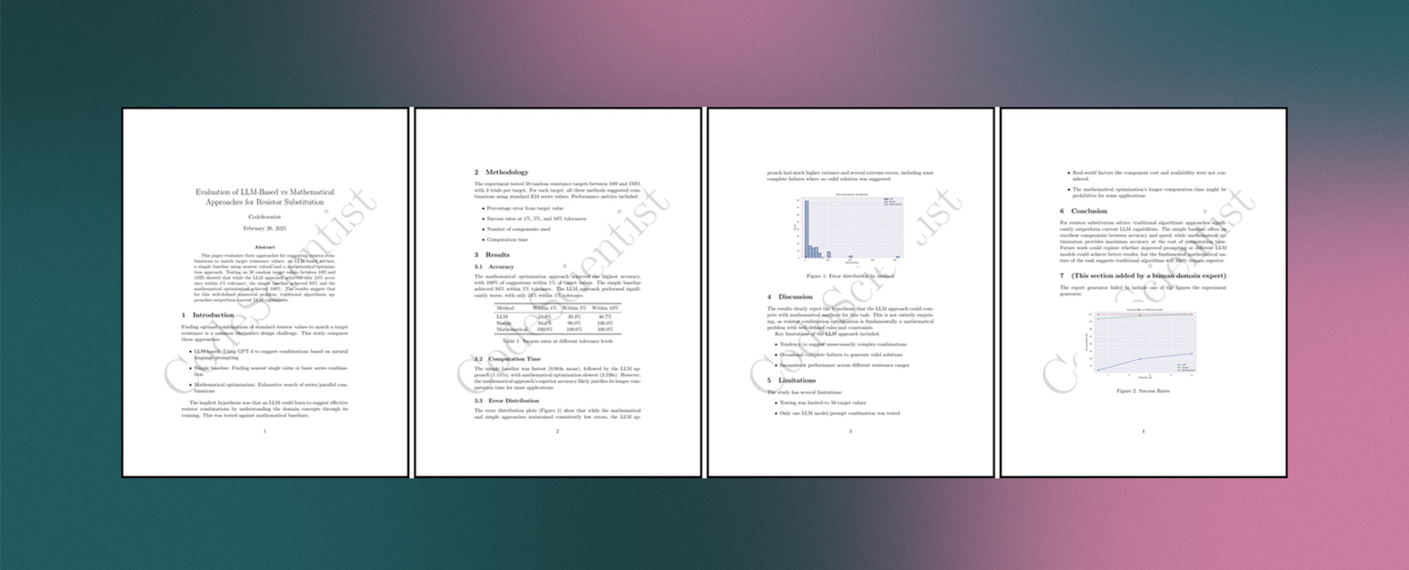 Screenshots of a paper consisting 4 pages of text and graphs
