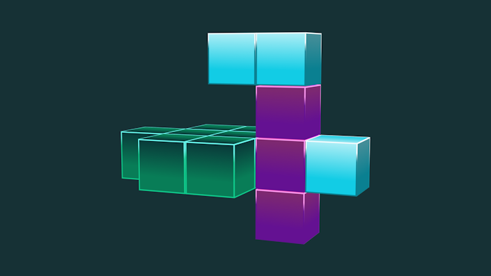 An abstract image of blocks stacked together, representing resources.