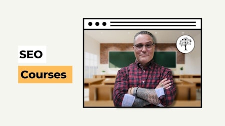 a man standing in front of a classroom with the word seo courses, in the style of tattoo-inspired, matt bors, website, textural portraits, glass as material, rectangular fields, scott adams --ar 16:9
