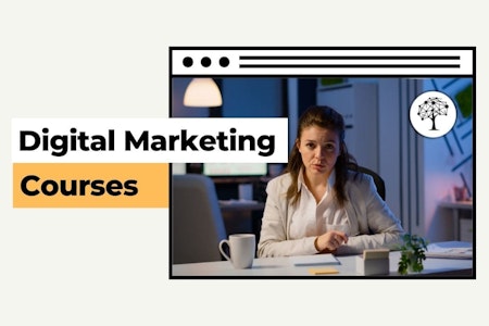 marketing workshops with digital marketing courses, in the style of emotional gestural marks, light teal and bronze, dark silver and yellow, darkest academia, focus stacking, emphasis on facial expression, whiplash curves --ar 16:9