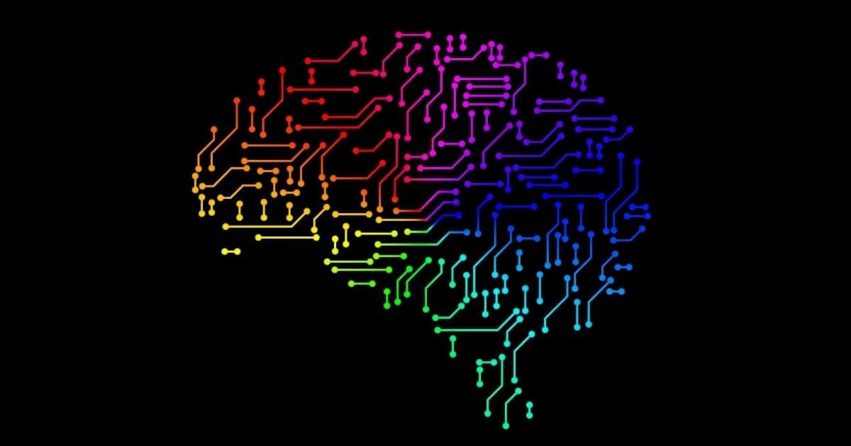 Bu, siyah arka plan üzerinde beyin şeklinde renkli bir devre kartıdır. Kart, çok renkli teller ve noktalar da dahil olmak üzere karmaşık ayrıntılarla doludur. Devre kartı daireler, üçgenler ve kareler dahil olmak üzere çeşitli şekillerden oluşur. Ayrıca panonun ortasında Beyin yazan büyük, beyaz bir metin kutusu bulunmaktadır. Tüm pano canlı mavi bir kenarlıkla çevrelenmiştir. Parlak renkler panoya dinamik ve modern bir hava katıyor. Yaratıcılığa ve yeniliğe ilham vereceği kesin olan bu pano, her türlü çalışma alanına mükemmel bir katkı sağlar.