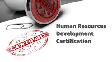 Human Resources Development Certification