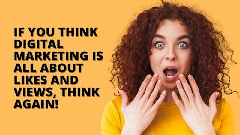 A woman is seen with her mouth open and her hands on her cheeks in a shocked expression. She has a light skin tone with light brown hair that is pulled back in a bun. She is wearing a black shirt with white lettering, and her eyes are closed. Behind her is a yellow background with black text, which appears to be a sign. In the foreground is a close-up of her mouth, eyes, and nose, allowing a detailed view of her facial features. The facial expression and background provide a unique and interesting image, perfect for use in an image caption dataset.