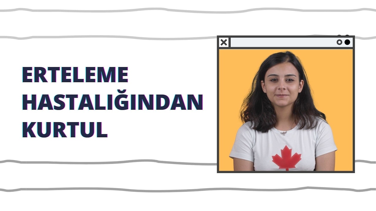 Genç bir kadın beyaz bir arka planın önünde dururken gülümsüyor. Üzerinde Kanada bayrağını simgeleyen büyük kırmızı akçaağaç yaprağı baskılı beyaz bir gömlek giyiyor. Uzun siyah saçları gülümseyen yüzünü çerçeveliyor. Başının üzerinde, içinde 'E' harfi olan siyah beyaz bir dikdörtgen var. Sağında, içinde siyah bir 'X' olan küçük beyaz bir kare var. Gömleği açık mavi kot pantolonunun içine sokulmuş ve elleri iki yanında duruyor. Gömleğinin üzerinde gururla sergilediği Kanada bayrağıyla dimdik ve gururlu duruyor.