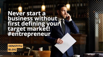 Never start a business without first defining your target market! #entrepreneur