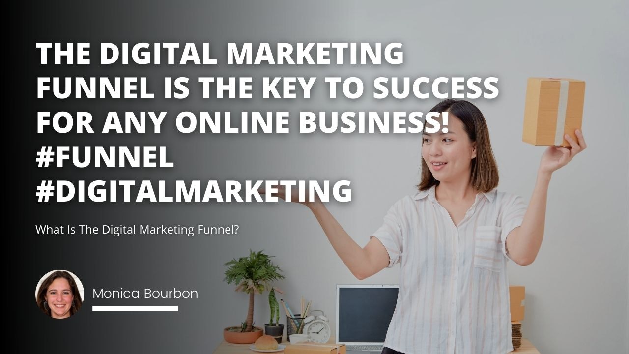 The #digitalmarketing funnel is the process that businesses use to market and sell their products or services online.