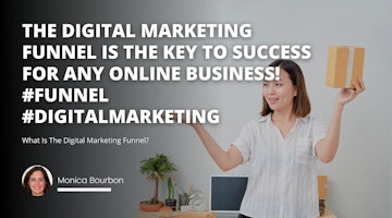 The #digitalmarketing funnel is the process that businesses use to market and sell their products or services online.