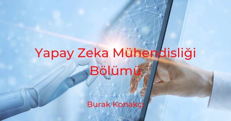 Bir tablet ekranına dokunan bir elin yakın çekimi görülüyor. El sabit tutulmuş ve cama bastırmak üzeredir. Parmak uçları hafifçe kıvrılmış ve bilek hafifçe bükülmüştür, bu da hafif bir dokunuşa işaret eder. Elin arkası izleyiciye dönüktür ve avuç içi hafifçe görünmektedir. Arka plan koyu mavidir ve sağ alt köşede kırmızı bir harf görülmektedir. Arka planda beyaz bir robot görülüyor ve kolu sanki ele uzanıyormuş gibi uzatılmış. Görüntü keskin bir odağa ve yüksek kontrasta sahip olup net ve berrak bir görünüm vermektedir.