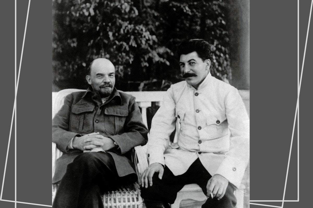 Tarihin İlk Photoshop'u: Lenin ve Stalin