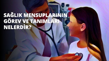 Beyaz önlüklü bir doktor genç bir kızı muayene ediyor. Kızın uzun, siyah saçları var ve ciddi bir ifadeyle doktora bakıyor. Doktorun elinde bir stetoskop var ve dikkatle dinliyor. Kızın üzerinde pembe bir gömlek, doktorun üzerinde ise mavi bir kravat var. Doktor bir eliyle kızın omzunda dururken diğer eliyle stetoskopu tutmaktadır. Her ikisi de beyaz fayans zeminli, aydınlık bir odadadır. Doktor çok dikkatli ve özenli davranıyor ve kız da bakımı için doktora güveniyor ve itimat ediyor.