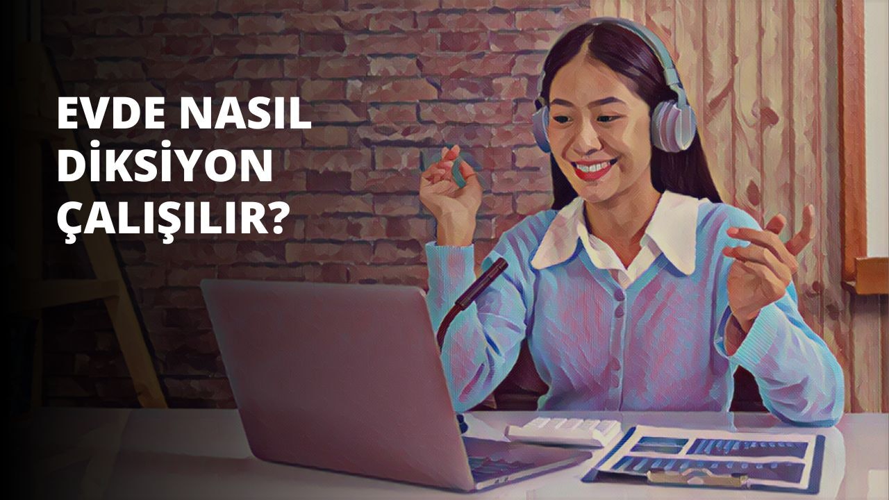 masa başında dizüstü bilgisayarıyla kulaklık takan kadın, Endonezya sanatı tarzında, animasyonlu gifler, nul grubu, enformalizm, Osmanlı sanatı, göz kırpan detay, dil tabanlı