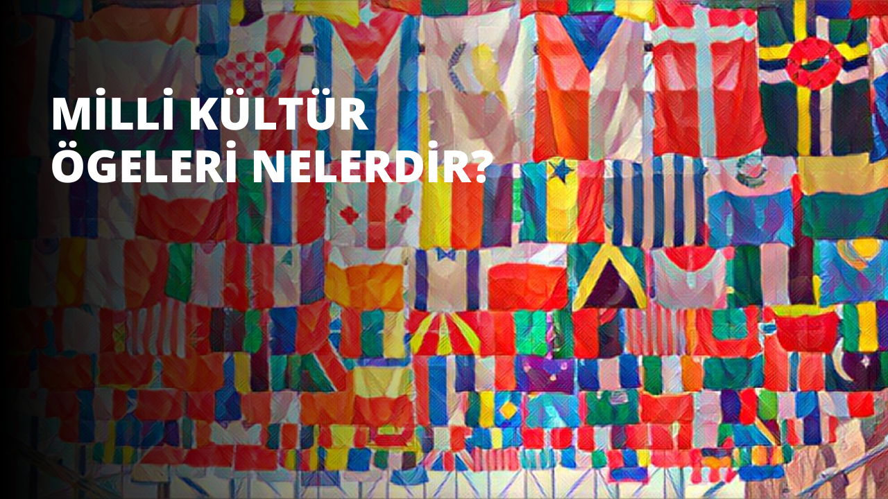 Bir duvarda parlak renkli bir bayrak koleksiyonu asılı. Bayraklar çeşitli boyut ve desenlerdedir ve sıkışık bir düzende asılı durmaktadır. Ağırlıklı renkler kırmızı ve mavidir; sarı, yeşil ve beyaz vurgular da vardır. Her biri kendine özgü desen ve renk kombinasyonuna sahip olduğu için bayraklar farklı ülkelere ait gibi görünüyor. Bayraklar hafifçe üst üste binerek düzenli bir şekilde asılır ve ilginç bir görsel etki yaratırlar. Her bayrak farklı ve benzersizdir ve hepsi birlikte çalışarak güzel bir görüntü oluşturur.