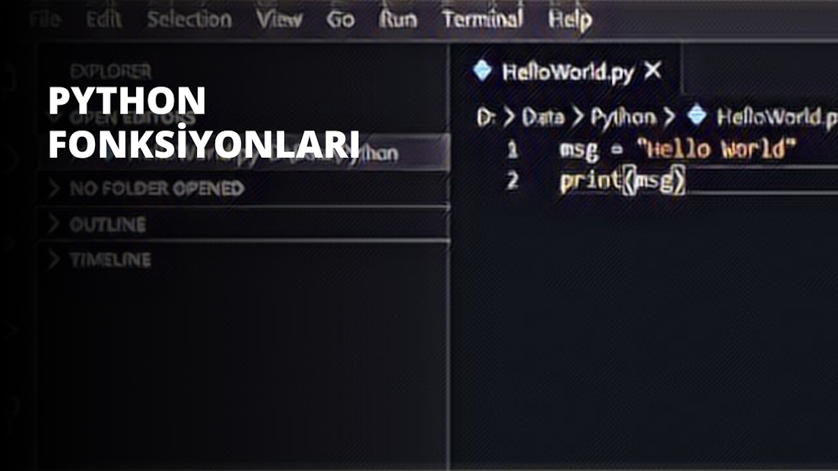 Python Fonksiyonları | IIENSTITU