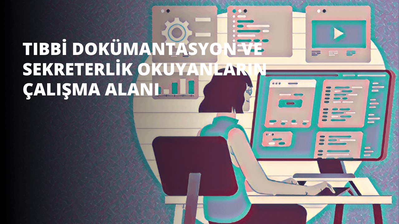 Uzun saçları sırtından aşağı dökülen bir kadın bilgisayar başında oturuyor. Beyaz ve mavi bir gömlek giymiştir ve elleri klavyenin üzerindedir. Gözleri ekranda büyük bir oynat düğmesi bulunan bir video oyununa odaklanmıştır. Monitörün sağ üst köşesinde, siyah zemin üzerinde birkaç beyaz çizgi bulunan bir çizelgenin yakın çekimi yer almaktadır. Sol köşede, beyaz metinli beyaz ve mavi bir dişli var. Kadın açıkça işine dalmış ve tamamen odaklanmış durumda.