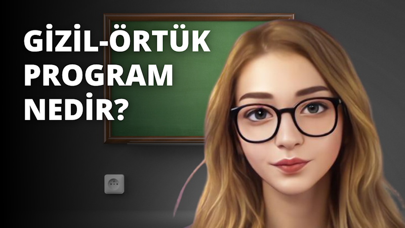 Resimde gözlük takan bir kadın görülüyor. Hafifçe renklendirilmiş ve ışığı hafifçe yansıtan bir çift yuvarlak çerçeveli gözlük takıyor. Yüzü görüntünün merkezinde ve gözleri kapalı. Kaşları hafifçe kavisli ve dudakları hafifçe ayrık. Saçları arkaya toplanmış ve beyaz bir gömlek giymiş. Resmin sol alt köşesinde delikli beyaz kare bir çıkış var. Sağ alt köşede burnunun ve gözlüğünün yakın çekimi görülüyor. Ayrıca görüntünün alt orta kısmında dudaklarının yakın çekimi görülüyor. Yüz ifadesi rahat ve yüz hatları net. Ortam nispeten karanlıktır ve giysilerinin ve gözlüklerinin renkleri iyi tanımlanmıştır.