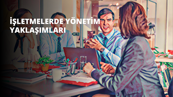 Bir grup insan bir odada dikdörtgen bir masanın etrafında oturmaktadır. Masanın sol tarafında mavi kravatlı bir adam oturmaktadır. Adamın sağında siyah elbiseli bir kadın koluna yaslanmış, çenesini eline dayamıştır. Masanın ortasında bir elinde bir bardak su tutmaktadır. Arka planda, bir çizgi film karakterinin bulanık bir görüntüsü görülebiliyor. Sol üst köşede renkli bir balonun yakın çekimi görülüyor. Masanın sağ tarafında, mavi gömlekli bir adam sandalyesinde arkasına yaslanmış. Odanın köşesinde bir kişinin elinin bulanık bir görüntüsü görülebiliyor. Görüntünün sağ alt köşesinde bir kupa ve bir bitkinin bulanık görüntüsü görülüyor.