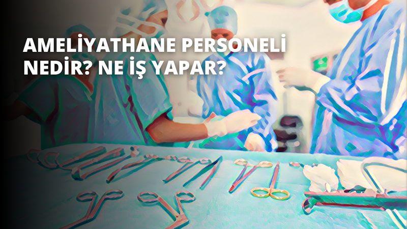 Önlük ve cerrahi teçhizat giyen bir grup sağlık personeli hastane ortamında bir arada duruyor. Grup beş kişiden oluşuyor ve hepsi de açık mavi önlükler ve aynı renk cerrahi maskeler takıyor. Bir kişi elinde siyah saplı bir makas tutmaktadır. Diğer dördü onların arkasında durmuş bakmaktadır. Önlerindeki masanın üzerinde gümüş saplı ve bıçaklı bir makas duruyor. Görüntünün arka planı bulanıktır ve sahne içinde hareket olduğunu düşündürür. Odadaki ışık parlak ve grubun üzerine sıcak sarı bir renk veriyor.