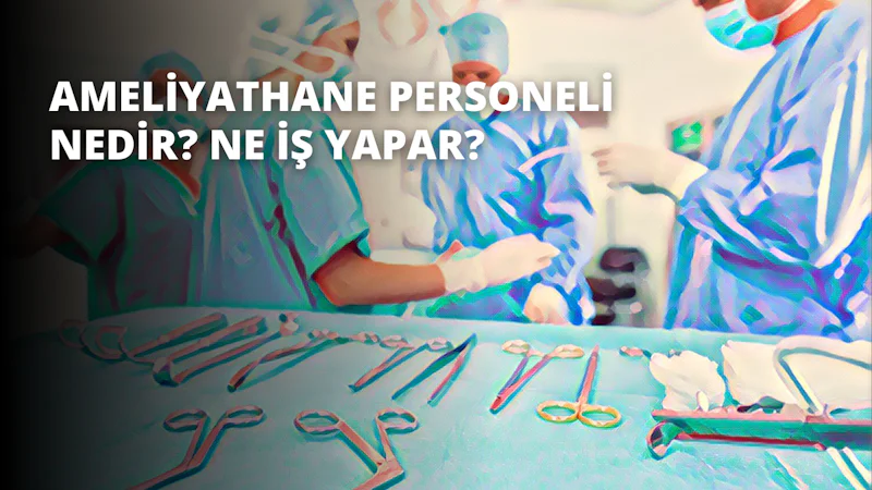 Önlük ve cerrahi teçhizat giyen bir grup sağlık personeli hastane ortamında bir arada duruyor. Grup beş kişiden oluşuyor ve hepsi de açık mavi önlükler ve aynı renk cerrahi maskeler takıyor. Bir kişi elinde siyah saplı bir makas tutmaktadır. Diğer dördü onların arkasında durmuş bakmaktadır. Önlerindeki masanın üzerinde gümüş saplı ve bıçaklı bir makas duruyor. Görüntünün arka planı bulanıktır ve sahne içinde hareket olduğunu düşündürür. Odadaki ışık parlak ve grubun üzerine sıcak sarı bir renk veriyor.