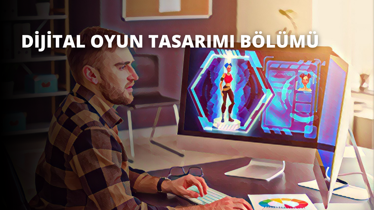 Bir adam aydınlık bir odada masa başında oturmaktadır. Beyaz düğmeli bir gömlek giymiş ve önünde açık bir dizüstü bilgisayar var. Dizüstü bilgisayarın ekranında parlak renklere ve dostça bir ifadeye sahip bir çizgi film karakteri var. Dizüstü bilgisayarın sağında, içinde bir fotoğraf olabilecek bulanık bir çerçeve vardır. Dizüstü bilgisayarın solunda beyaz bir kağıt parçası var. Odanın ilerisinde mavi ve beyaz spor kıyafetler giyen bir kadın görülüyor. Ön planda siyah bir çizginin yakın çekimi ve üzerinde birkaç eşya bulunan bir tabak vardır. Adam dizüstü bilgisayara odaklanmıştır ve odanın atmosferi huzurlu ve üretkendir.
